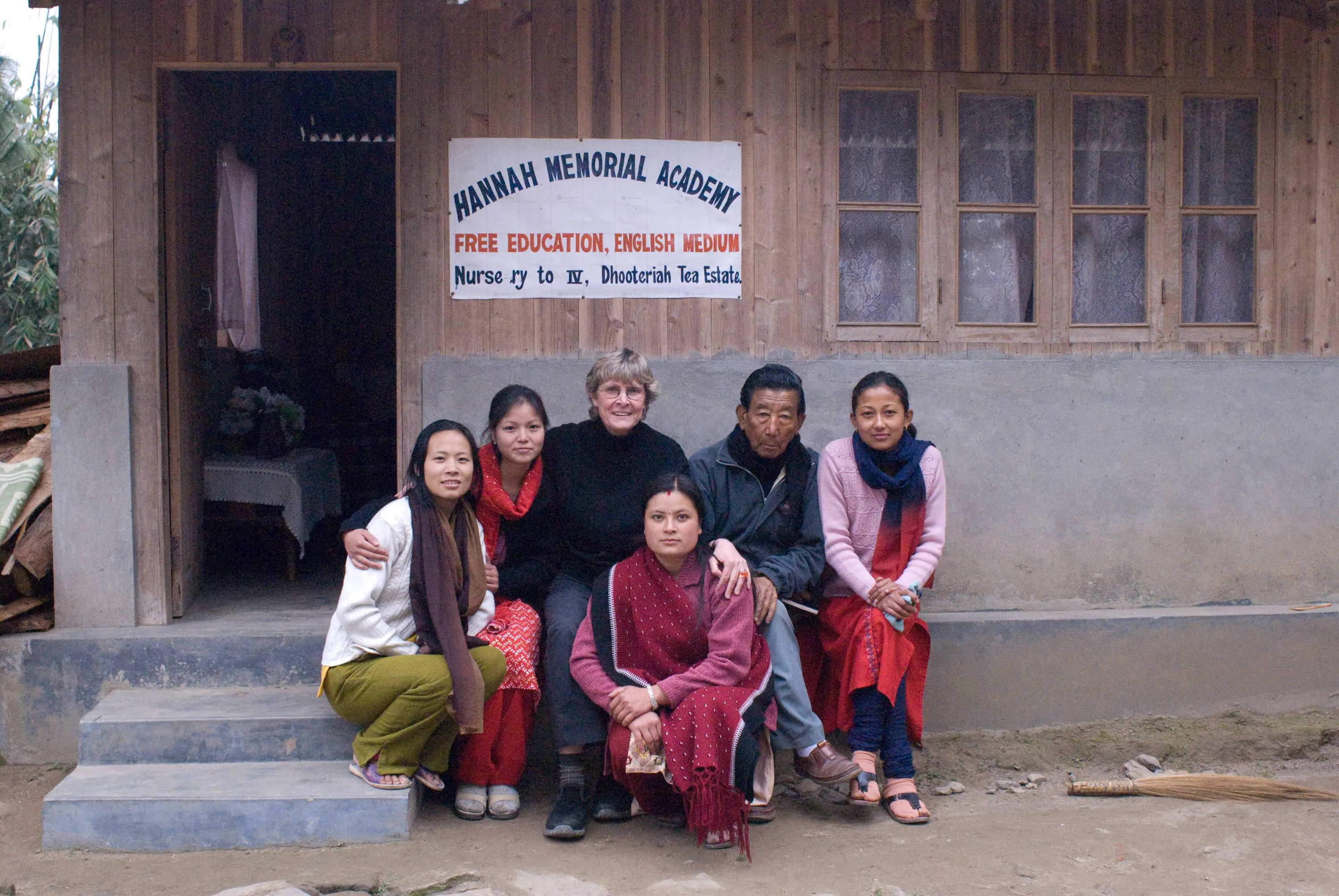 Teachers and photographer